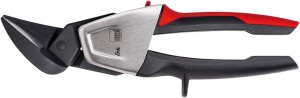 Nożyce do blachy Ideal z przełożeniem dźwigni i rękojeścią 2-komponentową, lewe 230mm Erdi