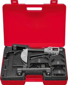 Giętarka do rur ręczna, z posuwem hydraulicznym, w zestawie Hydro-Polo 12-22 Roller