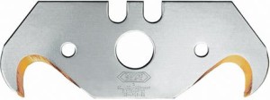 Ostrze z podwójnym pazurem TiN 0,65mm, 10 szt. w opakowaniu LUTZ BLADES