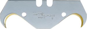 Ostrze z podwójnym pazurem TiN 60x18,7x0,65mm, 10 szt. w opakowaniu LUTZ BLADES
