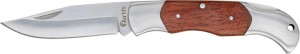 Nóż roboczy, okładzina drewniana, w skórzanym etui 175mm FORTIS