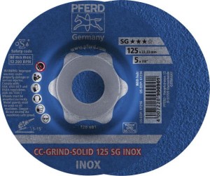 Ściernica tarczowa CC-GRIND Solid INOX 125mm PFERD