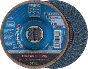 Ściernica listkowa/lamelkowa X-LOCK STEEL K50SGPS 125mm Pferd