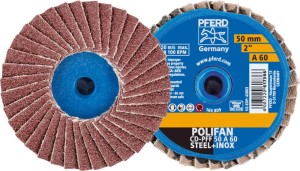 COMBIDISC-Mini-Polifan, korund 50mm K60 Pferd