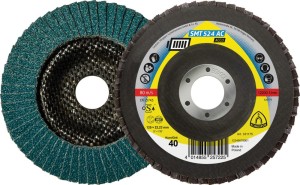 Ściernica listkowa talerzowa 524 AC, wysklepiona 115mm K40 Klingspor