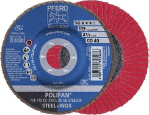 Ściernica listkowa/lamelkowa SGP-COOL, prosta 115mm CO40 Pferd