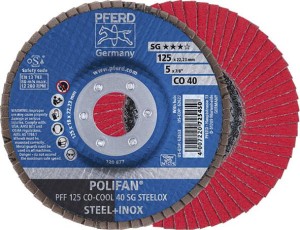 Ściernica listkowa/lamelkowa SGP-COOL, prosta 125mm CO40 Pferd