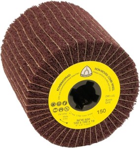 Ściernica listkowa z włókniną NCW600 K80 100x100x19mm Klingspor