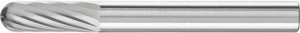 Frez trzpieniowy ze stopów twardych, kulisto-walcowy 1025, 3 6mm 10x25mm Pferd