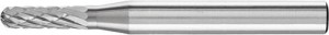 Frez trzpieniowy ze stopów twardych, kulisto-walcowy 1225, 4 6mm 12x25mm Pferd