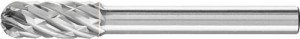 Frez trzpieniowy ze stopów twardych, kulisto-walcowy 0820, STEEL 6mm 8x20mm Pferd