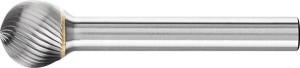 Frez trzpieniowy z węglika spiekanego, kulisty 1009 5 6mm 10x9mm Pferd