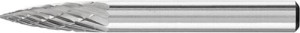 Frez trzpieniowy ze stopów twardych, łukowy ostry 1230, 3PLUS 6mm 12x30mm Pferd