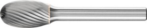Frez trzpieniowy ze stopów twardych, w kształcie kropli 1220 3 6mm 12x20mm Pferd