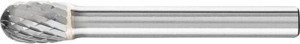 Frez trzpieniowy ze stopów twardych, w kształcie kropli 1625 4 6mm 16x25mm Pferd
