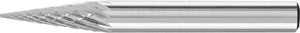 Frez trzpieniowy ze stopów twardych, stożek ostry 0618 4 6mm 6x18mm Pferd