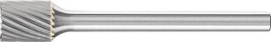 Mały frez trzpieniowy ze stopów twardych, cylindryczny z uzęb. czołowym 0607 5 3mm 6x7mm Pferd