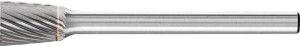 Mały frez trzpieniowy ze stopów twardych, kształt ostrosłupa ściętego, 0607 5 3mm 6x7mm Pferd