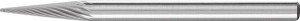 Mały frez trzpieniowy ze stopów twardych, stożek ostry 0613 5 3mm 6x13mm Pferd