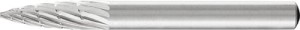 Frez trzpieniowy HSS, łukowy ostry 1020 3 6mm 10x20mm Pferd