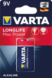 Bateria Max Tech 9V-Block, 1 szt. na blistrze VARTA