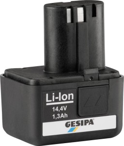 Akumulator litowo-jonowy, 1,3 V, 14,4 Ah GESIPA