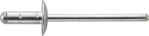 Nit jednostronnie zamykany, wielozakresowy, aluminium/stal, z dużym łbem 4,8x10mm GESIPA