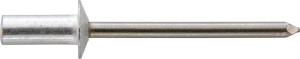 Nit jednostronnie zamykany CAP, aluminium/VA, łeb płasko-okrągły 3,2x6,5mm GESIPA