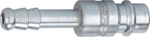Nypel wtykowy, hartowany, ocynkowany, średnica nomin.7,2-7,8, mm, Ø wewn. węża Ø13mm RIEGLER