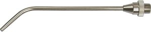 Dysza przedłużająca do pistoletu wydmuchowego, z mosiądzu, wygięta M12x1,25 250mm RIEGLER