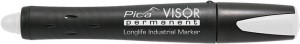 Marker permanentny VISOR przmysłowy, biały Pica